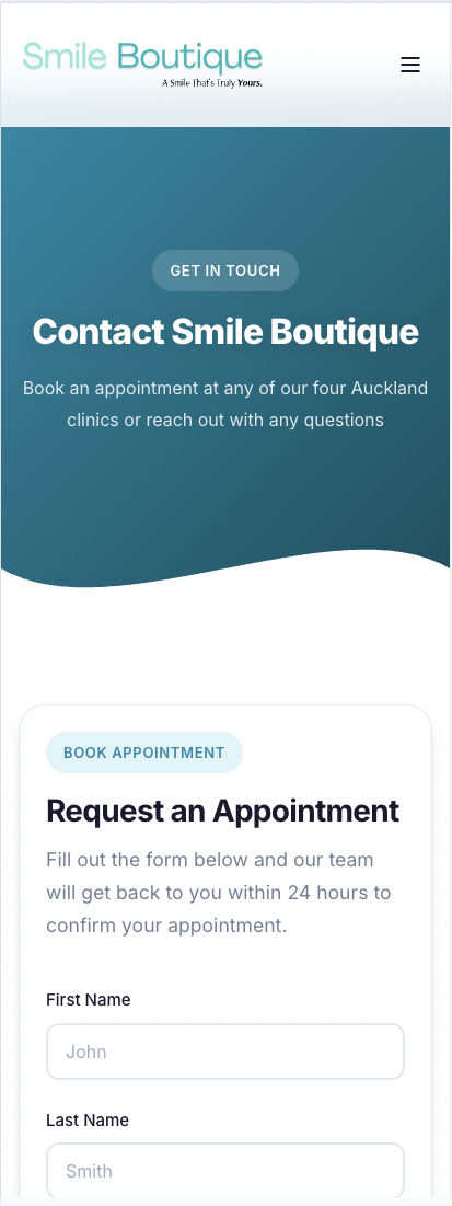 Mobile responsive design