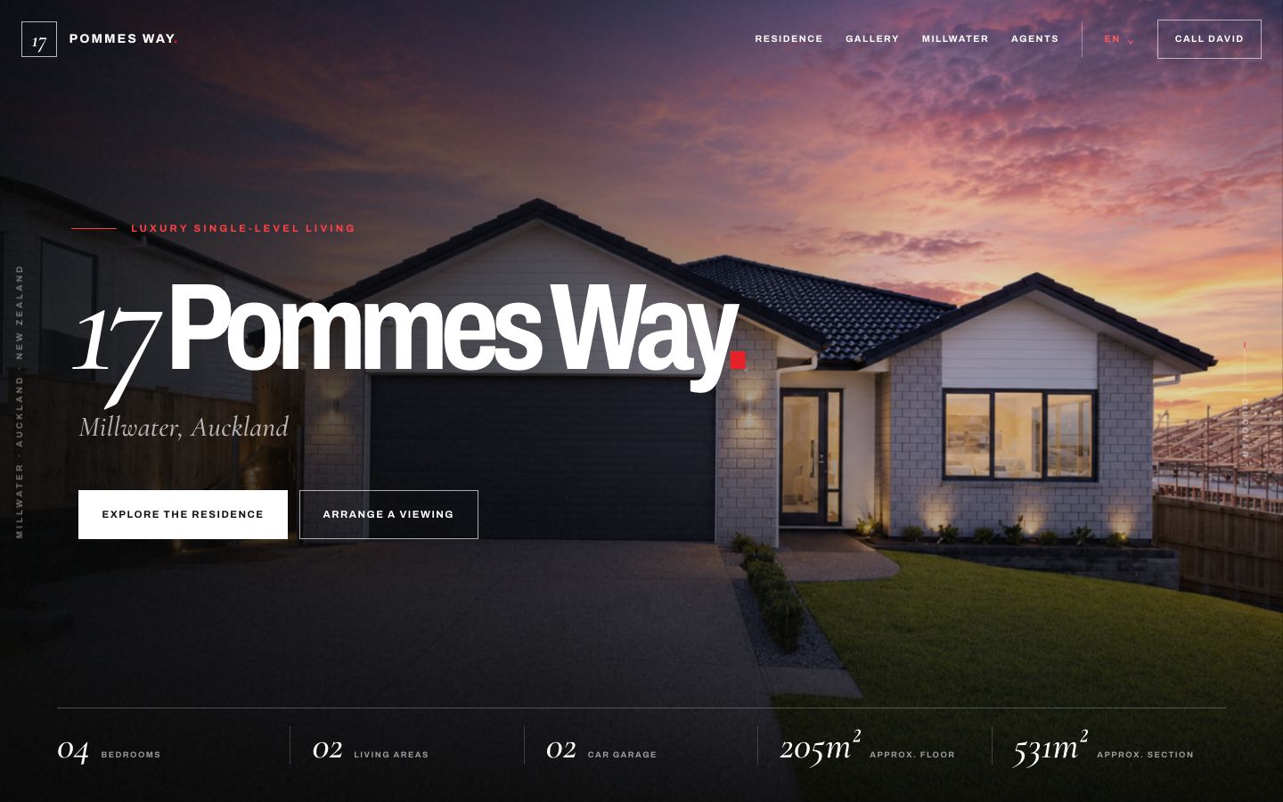 17 Pommes Way property website screenshot
